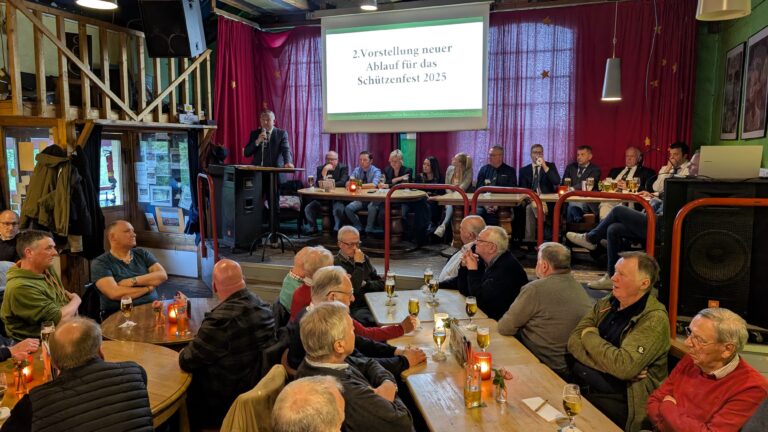 Mitgliederversammlung der Martinusschützen