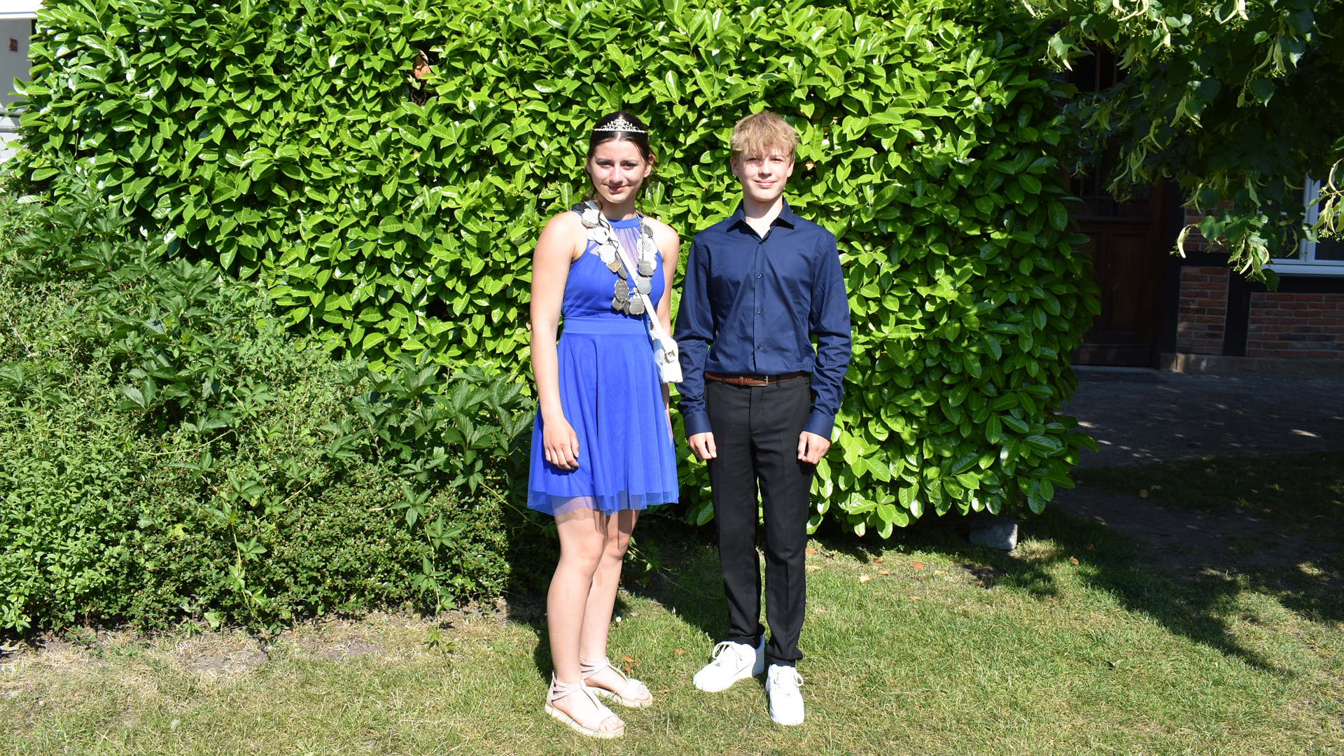 Kinderkönigin Pia Kötter & Kinderprinzgemahl Silas Wagner
